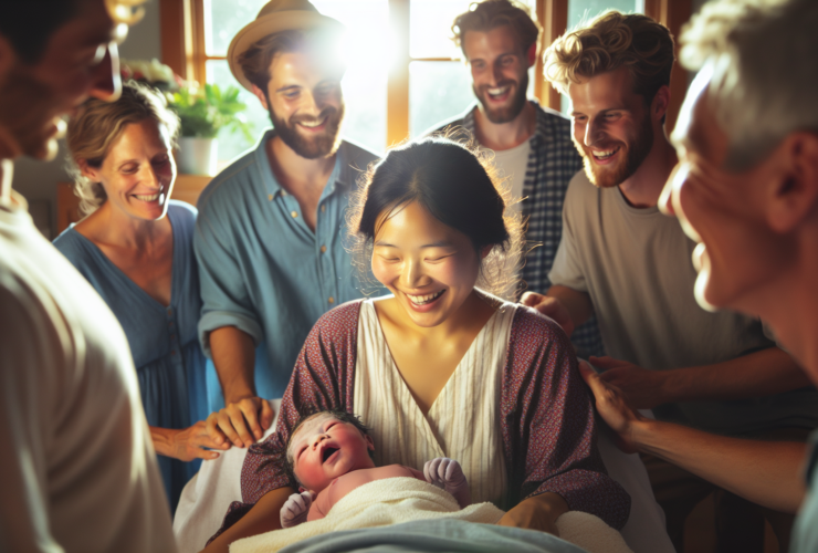 découvrez l'histoire touchante de l'arrivée de jules, un accouchement à domicile rempli de douceur et de bonheur. plongez dans ce récit émouvant qui illustre l'intimité et l'amour d'une naissance à la maison.