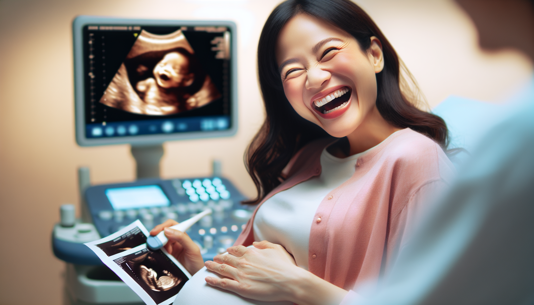 découvrez la réaction hilarante d'une future maman lors de son échographie, où son rire contagieux rencontre la surprise éblouissante de son bébé. un moment magique qui émouvra les cœurs et illuminera votre journée !